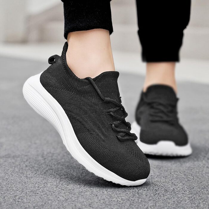 Дитячі кросівки для залу: дихаючі, чорні, розмір 31-39 (EU 38)