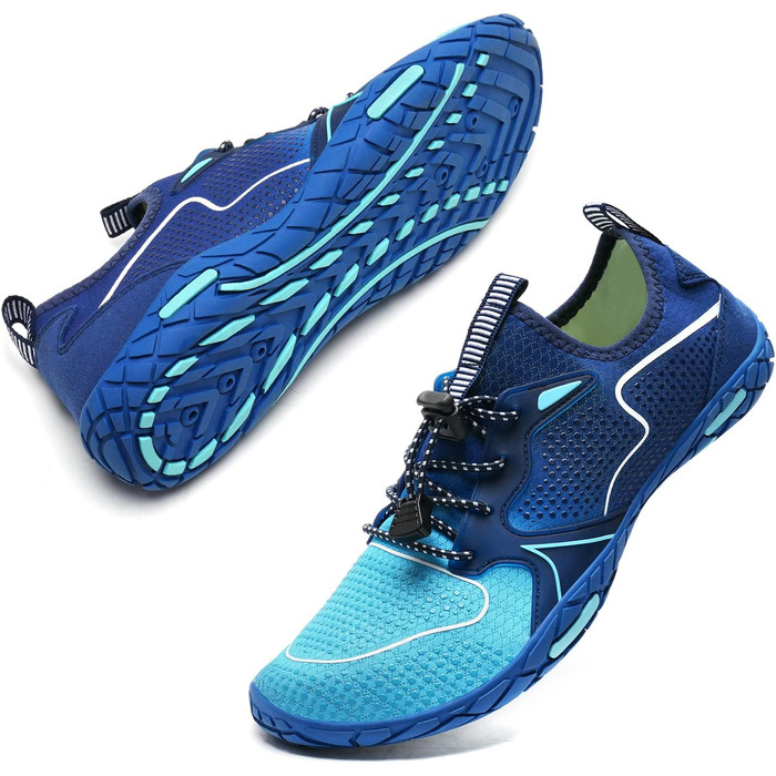 Водні шкарпетки WateLves: чоловічі та жіночі, для плавання, серфінгу, дайвінгу, фітнесу, 42 EU, блакитні