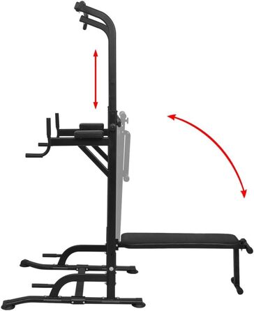 Festnight Багатофункціональна силові тренажери Power Tower - силовий комплекс, до 150 кг