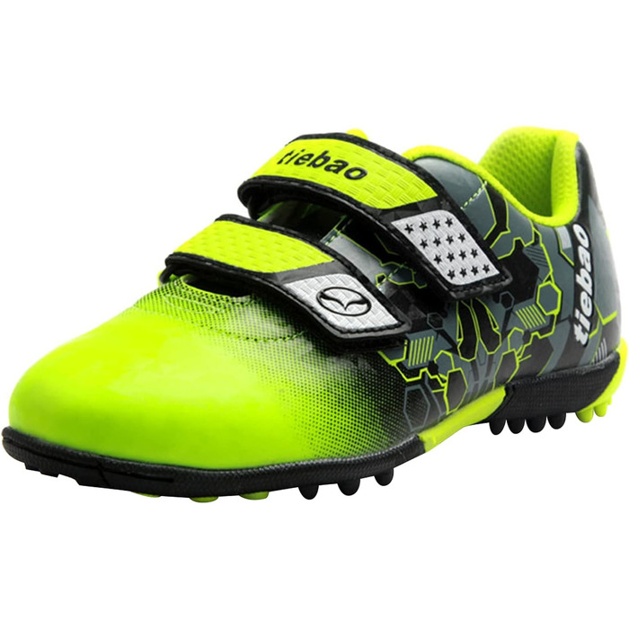Дитячі футбольні бутси Rismart TieBao для штучного покриття та залу, унісекс, зелені, розмір 27 EU