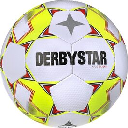 Футбольний м'яч Derbystar Apus S-Light V23, розмір 4, біло-жовтий, для підлітків, унісекс