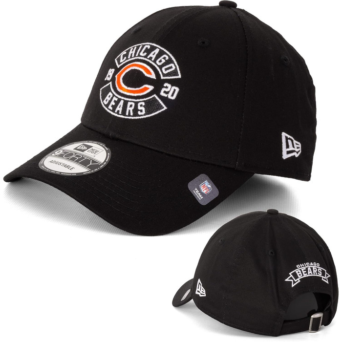 Кепка New Era 9FORTY MLB NFL Limited Edition, Chicago Bears, чорний