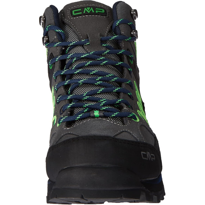 Чоловічі трекінгові черевики CMP Moon Mid Wp, сірий/зелений, 45 EU