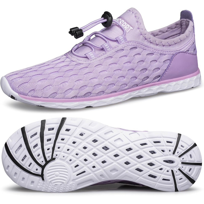 Жіночі водяні черевики DOUSSPRT для плавання та спорту, швидко сохнуть, розмір 40 EU, фіолетовий колір