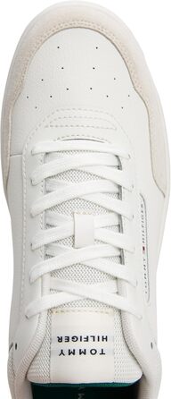 Чоловічі шкіряні кросівки Tommy Hilfiger Court Sneaker Basket Core Elegant, білий/екрю, розмір 46 EU