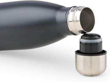 Фляга Blumtal з нержавіючої сталі: ізольована, без BPA, 500 мл - срібна