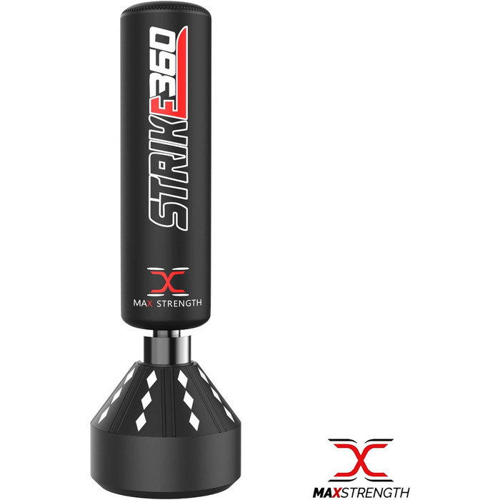 Вільностоячий боксерський мішок Max Strength 1,7 м для кікбоксингу, MMA, фітнесу, міцний і високоякісний для дому та залу