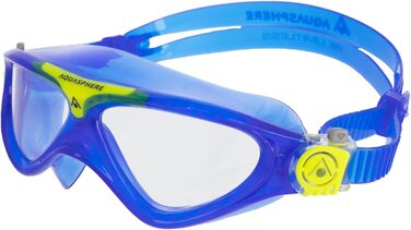 Дитячі плавальні окуляри AQUASPHERE Vista JR, прозорі лінзи, UV-захист, силіконова прокладка, для хлопчиків і дівчаток від 6 років, антифог, прозоро-рожеві
