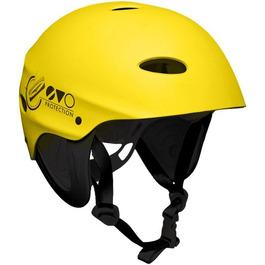 Шолом для водних видів спорту GUL Evo Junior, жовтий, унісекс, L-XL – для каякінгу, кайтсерфінгу, віндсерфінгу та вітрильних човнів