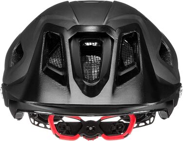 Велошолом Uvex Quatro Integrale чорний матовий, надлегкий, для MTB, універсальний розмір 56-61 см, регульований козирок, для жінок і чоловіків