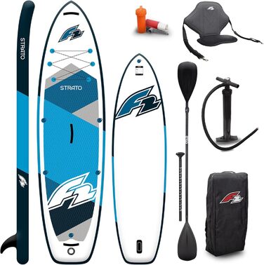 Надувний SUP-борд F2 Strato Limited Edition 2024 (12'5'') - блакитний, розмір на вибір