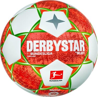 Дитячий футбольний м'яч Derbystar Bundesliga Club S-Light V21, розмір 5, різнокольоровий