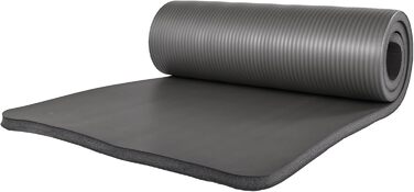 Набір для йоги BalanceFrom GoYoga 7 в 1: килимок 1/2'' з ременем, 2 блоки, рушник для килимка, рушник для рук, ремінь, наколінник, сірий