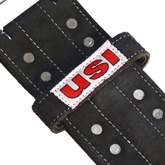 Пояс для пауерліфтингу USI UNIVERSAL 790PL (шкіра, 6 мм), для чоловіків та жінок - важка атлетика, змагання, тренування