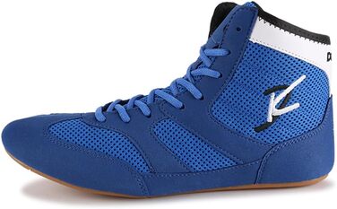 Взуття для боротьби, боксерські туфлі, гумова підошва, чоловічі та жіночі, дитячі, розмір 41 EU, блакитні
