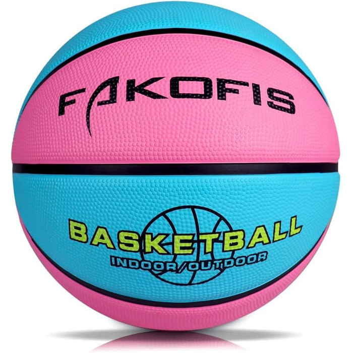 Баскетбольний м'яч FAKOFIS: розміри 3, 5, 7. Для гри в залі та на вулиці. Підходить для дітей, підлітків та дорослих. Тренування, арена, баскетбол