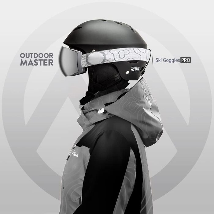 Снігові окуляри OutdoorMaster Pro – безрамкові, змінні лінзи, 100% захист від УФ-променів, для жінок та чоловіків