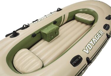 Надувний човен Bestway Hydro-Force Voyager 500 для 3 осіб, 348x141x48 см, комплект з веслами