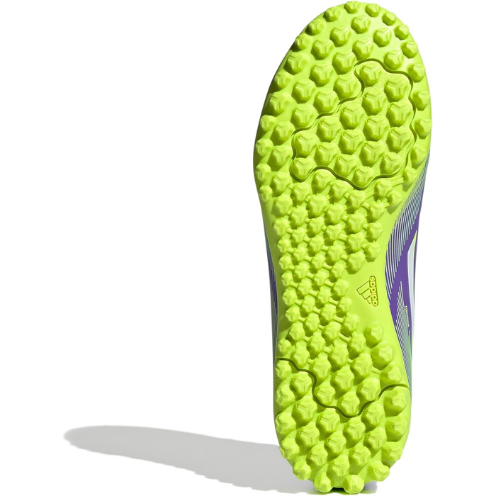 Дитячі футбольні бутси adidas F50 Club Turf для футболу, розмір 30 EU, Purple Rush/Cloud White/Lucid Lemon