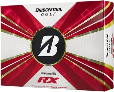 М'ячі для гольфу Bridgestone Tour B RX 2022, 12 шт., преміум