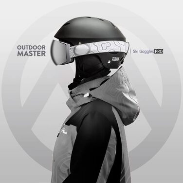 Снігові окуляри OutdoorMaster Pro – безрамкові, змінні лінзи, 100% захист від УФ-променів, для жінок та чоловіків