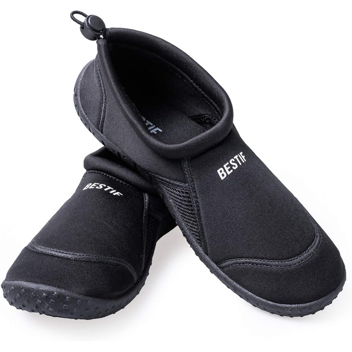 Чоботи для плавання / Водні черевики з неопрену (чоловічі та жіночі) | З шнурком | Легкі та зручні | Розміри 36-45 | Чорний, блакитний