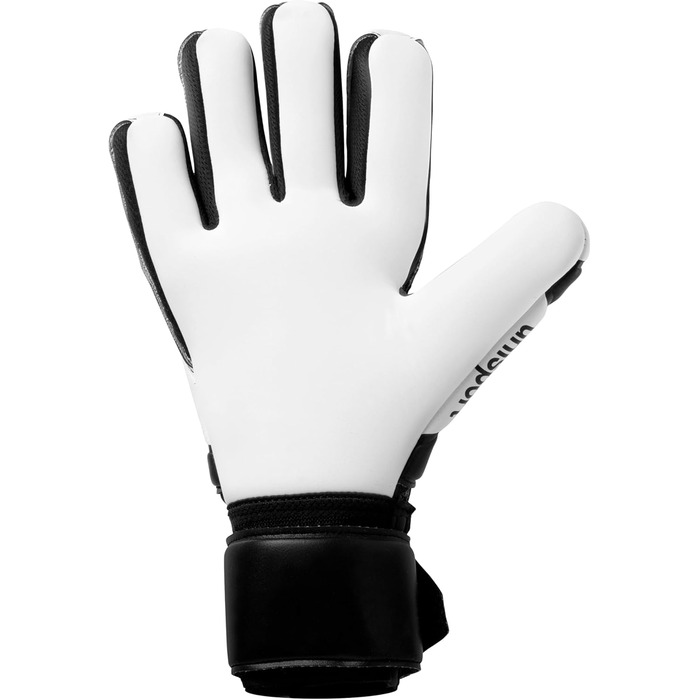 Воротарські рукавички Uhlsport Supersoft HN Flex Frame для дітей та дорослих, чорні/жовті, розмір 7