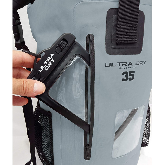 Водонепроникний рюкзак Dry Bag преміум-класу 35/55L, мішок для телефону, ідеальний для водних видів спорту, походів, риболовлі та кемпінгу (сірий)