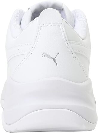 Жіночі кеди PUMA Cilia Mode White Silver — базові модні кросівки, білі зі сріблястими деталями, розмір 38 EU