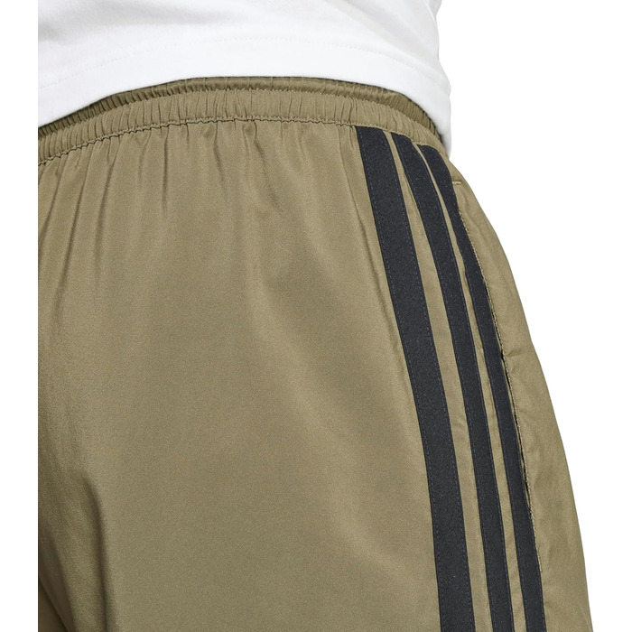 Чоловічі спортивні шорти adidas Performance Essentials Three Stripes (L Tall, Olive Green/Black)