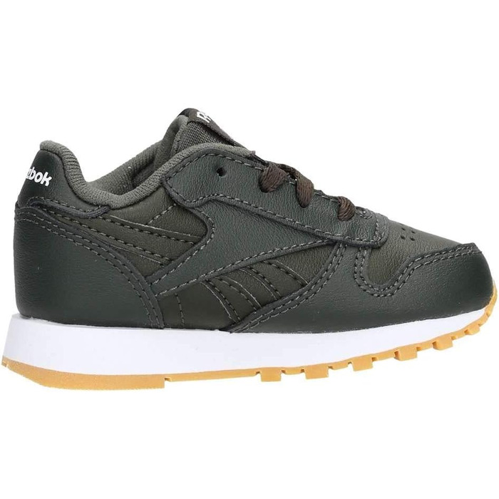 Кросівки Reebok Classic Leather для хлопчиків, 28 EU, багато кольорів, Gum, Dark Cypress, White 000