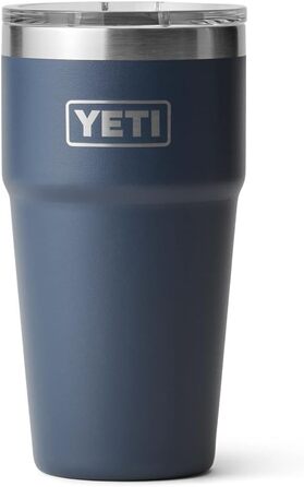 Термокружка YETI Rambler 591 мл з кришкою MagSlider, синя, сталева, для напоїв