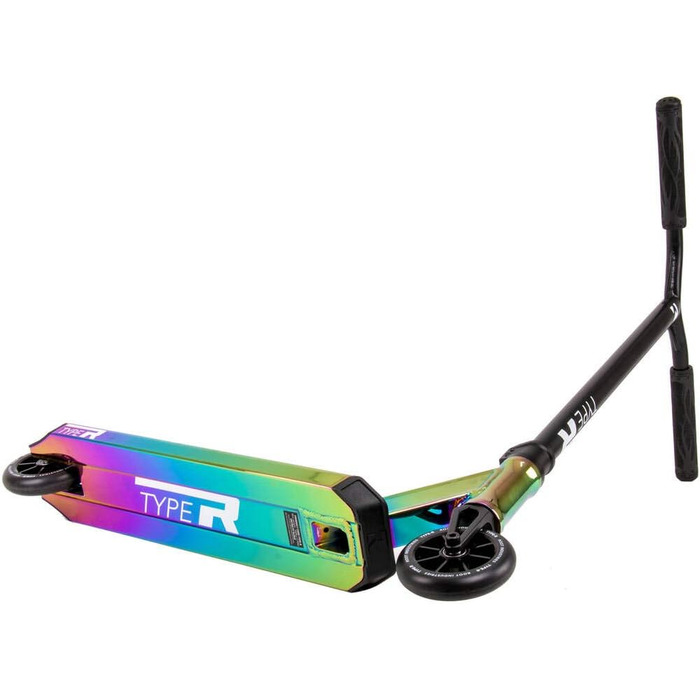 Трюковий самокат Root Industries Type R, 82.5 см, райдужний неохром, для трюків та парку