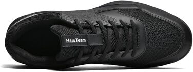 Чоловічі тенісні кросівки HaloTeam: модні, антиковзкі, легкі, дихаючі, для фітнесу, спорту, бадмінтону, сквошу, волейболу, розміри 38-45 (39.5 EU Wide, 5803 Black)