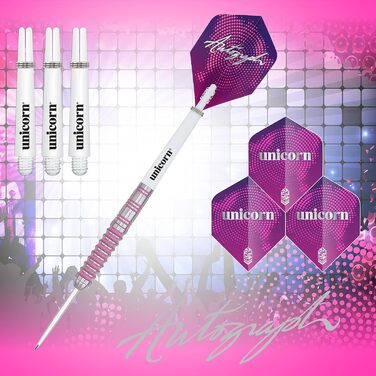 Дартс-стріли Unicorn для жінок, 22 г, рожеві