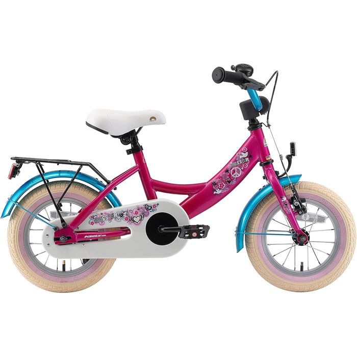 Дитячий велосипед BIKESTAR Classic 12 дюймів для дівчаток від 3 років