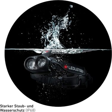Ліхтар налобний LED Ledlenser H19R Core, 3500 люмен, акумуляторний, водонепроникний IP67, дальність 300 м