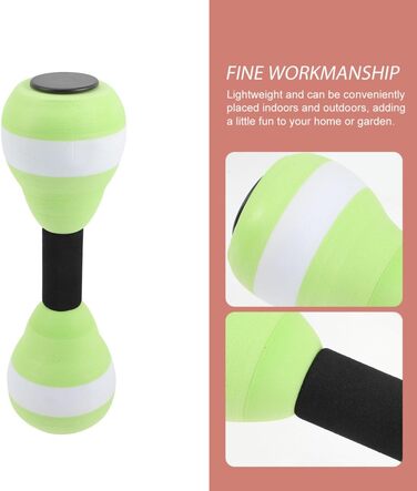 Водні гантелі Kisangel для плавання та фітнесу - набір 2 шт. (27x8.5 см)