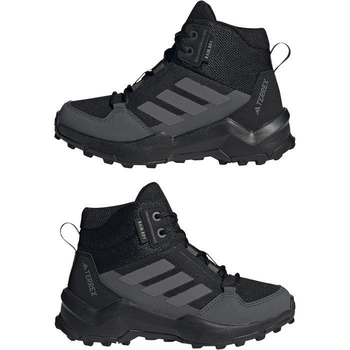 Туфлі для хайкінгу adidas Terrex AX4R MID RAIN.RDY, чорний/сірий, 36 2/3 EU