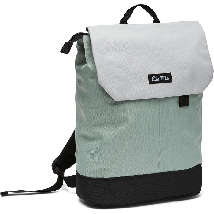 Жіночий рюкзак Ela Mo Mintgrey — міський, для ноутбука, антивор, стильний для школи, університету, роботи