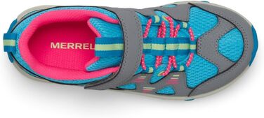 Дитячі трекінгові черевики Merrell Trail Chaser 2, унісекс, сіро-бірюзові