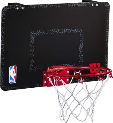 Міні-баскетбольне кільце Wilson NBA для дорослих, чорне, універсальний розмір