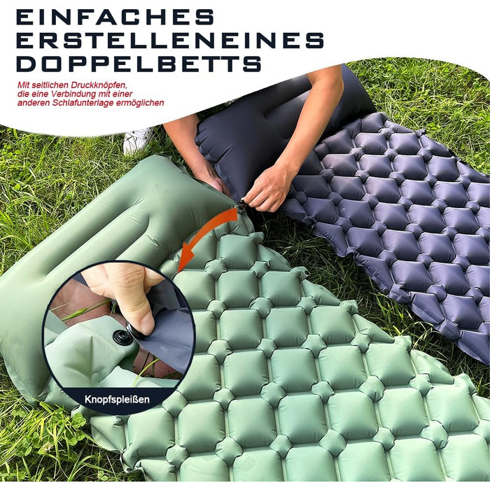 Isomatte Ultraleicht: Саморозгортальний килимок для кемпінгу - блакитний