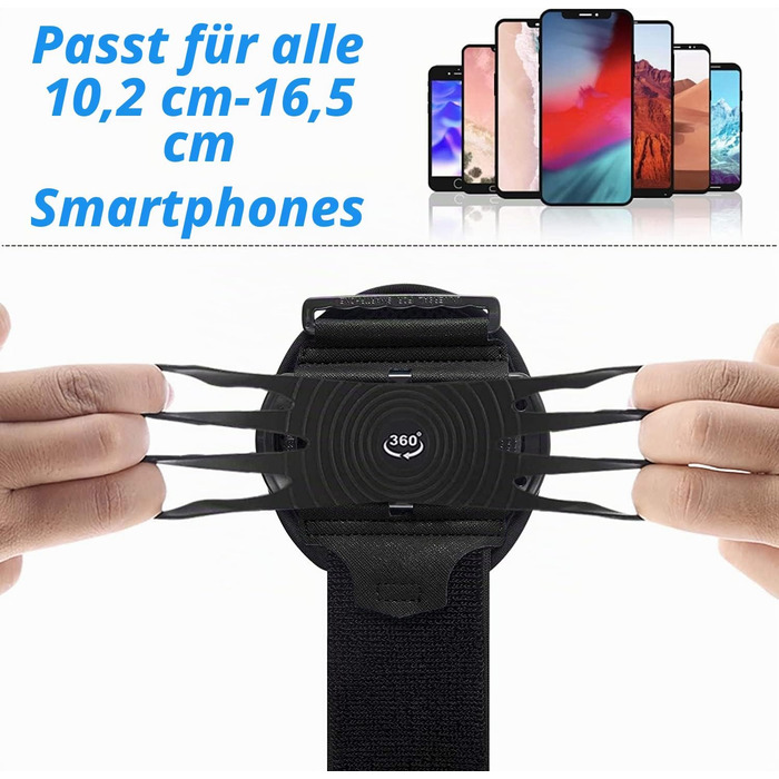 Спортивний браслет для телефону Sportarmband R2X (S-M) для iPhone та Android 4-6.5
