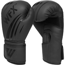 Професійні боксерські рукавички WFX з екошкіри 16 унцій для MMA, спарингу, кікбоксингу, боксерської груші та муай-тай