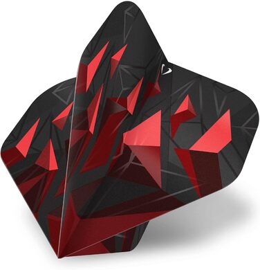 Набір дартсів Darts Corner Astrofire 90% вольфрам, сталеві наконечники, 6 флайтів, 6 шафтів, платіжна карта, кейс для зберігання, кільця