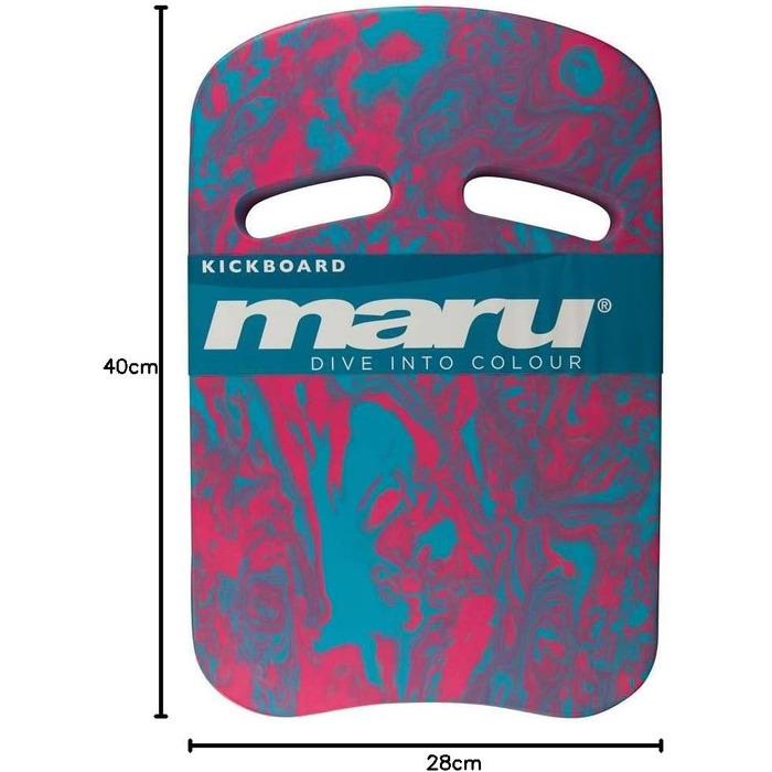 Дошка для плавання Maru Unisex Kickboard, синьо-рожева, універсальний розмір AT7125