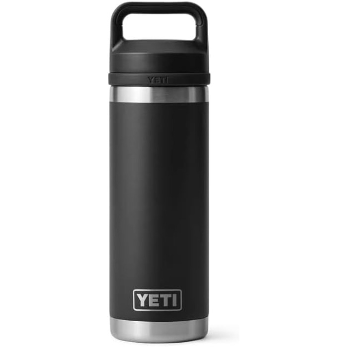 Термобутилка YETI Rambler з кришкою Chug, чорна, 532 мл
