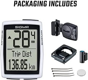 Велокомп'ютер SIGMA Sport BC 12.0 з багатьма функціями, для велосипеда, легке управління, великий дисплей