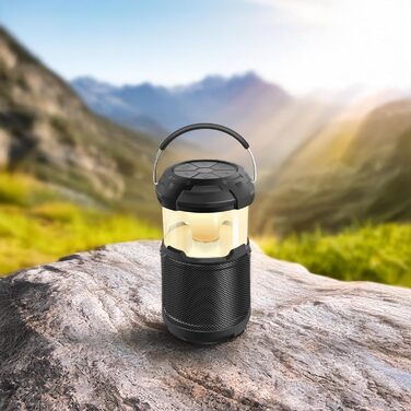 Портативна Bluetooth Колонка Universum BT 300 з LED-ліхтарем та Powerbank - 20W, SD-карта, AUX, 10000mAh, 2300 LUX, вологостійка